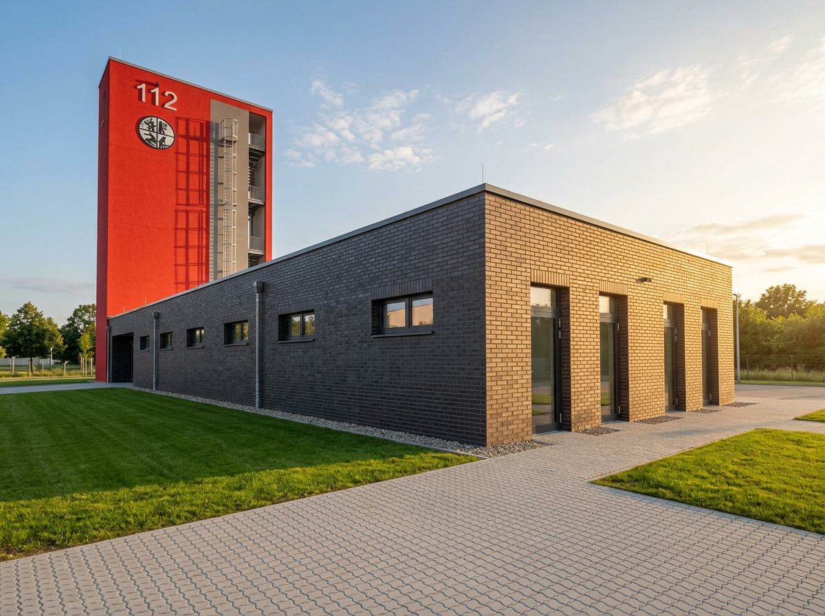 Klinkerriemchen-Fassade